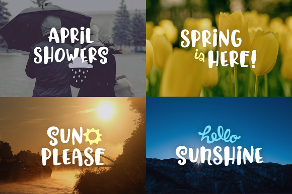 Hello Spring Font in Display Fonts - product preview 4