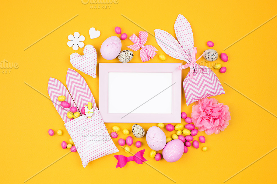 Easter Photo frame in Print Mockups - product preview 8