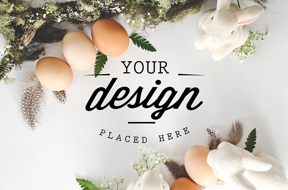Dumb Bunny Easter Stock Photography in Mockup Templates - product preview 1