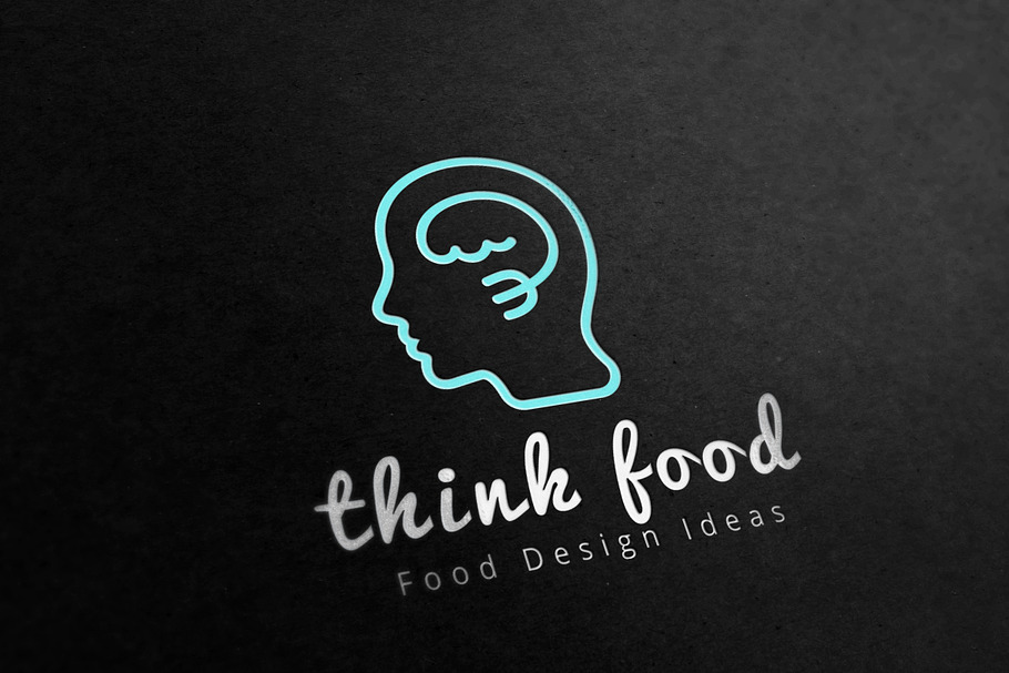 Think Food in Logo Templates - product preview 8