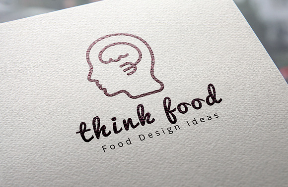 Think Food in Logo Templates - product preview 1