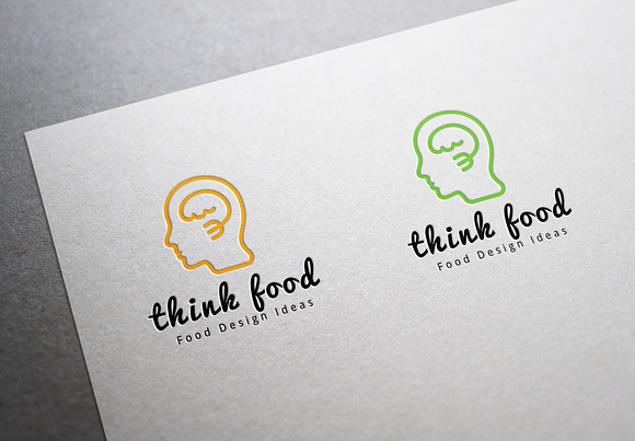 Think Food in Logo Templates - product preview 2