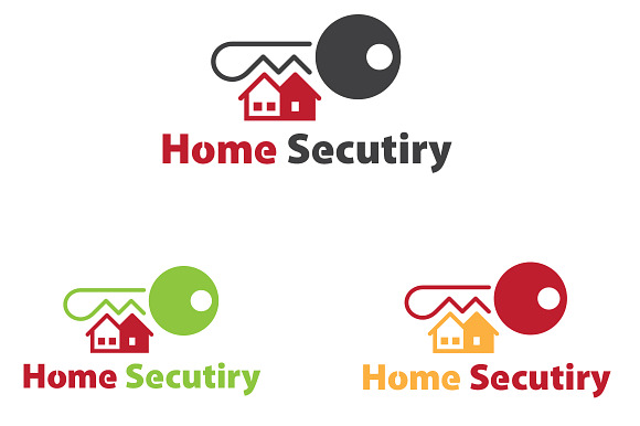 Home Secutiry Logo in Logo Templates - product preview 1