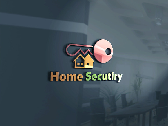 Home Secutiry Logo in Logo Templates - product preview 2