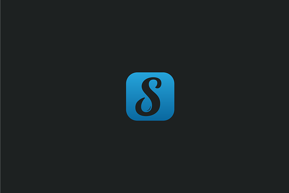 S Drop - Extended License in Logo Templates - product preview 2