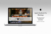 Apple MacBook Pro Vector Mockup