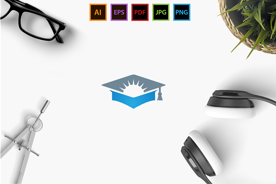 Sunny Education in Logo Templates - product preview 8