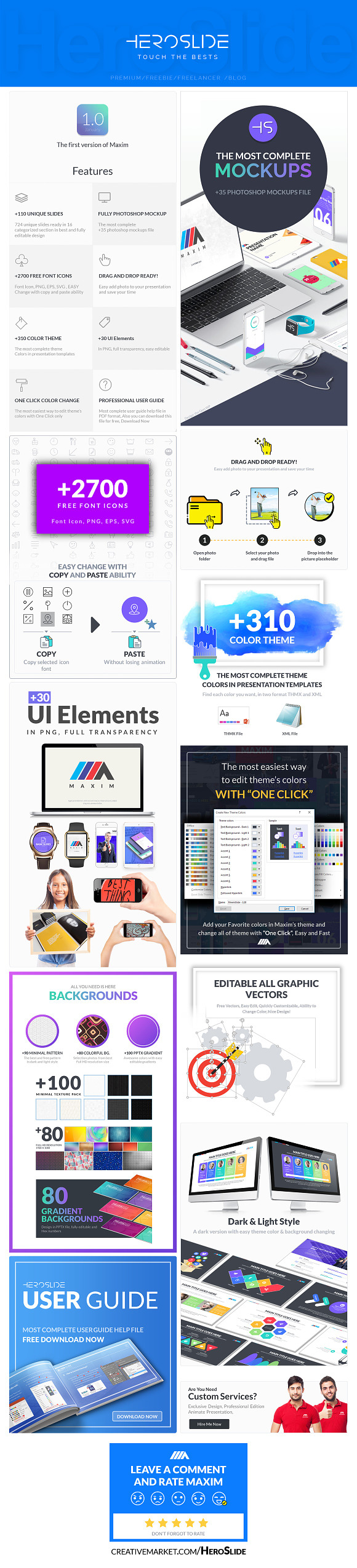 Pixel , Business Powerpoint Template in PowerPoint Templates - product preview 4