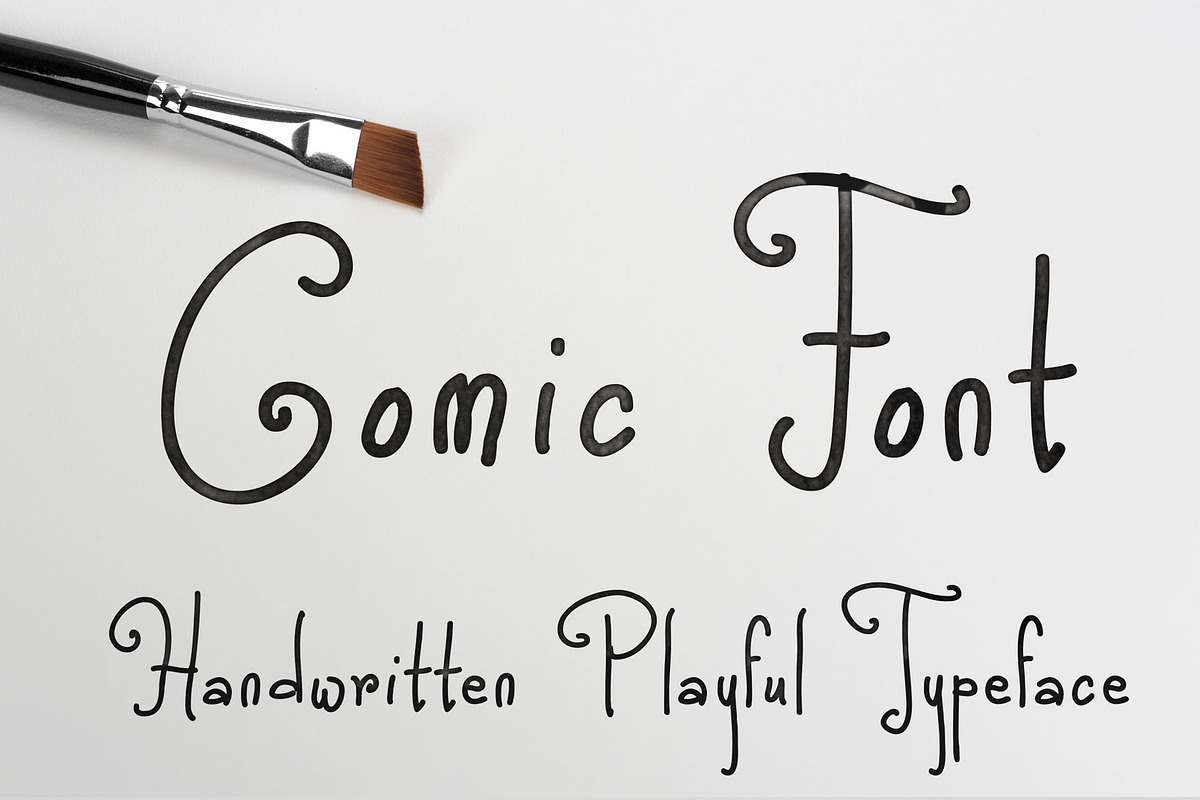 Comic Font in Comic Sans Fonts - product preview 8