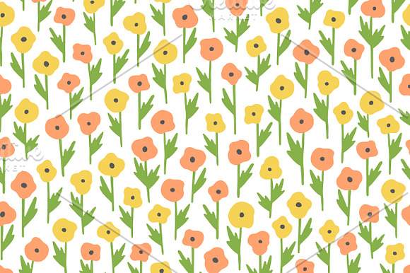 Wild flowers patterns in Patterns - product preview 3