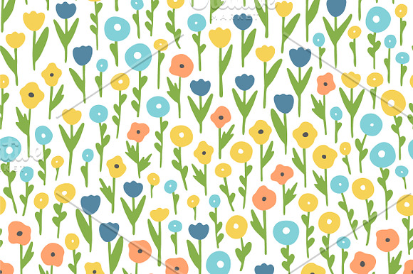 Wild flowers patterns in Patterns - product preview 4