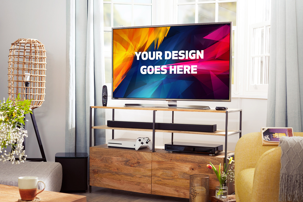 Television Display Mock-up#38 in Mockup Templates - product preview 8