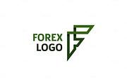 F letter forex trending quality business logo vector sign art