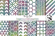 Seamless Glitter Geometrics br