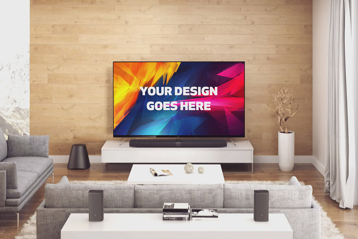 Television Display Mock-up#46 in Mockup Templates - product preview 8
