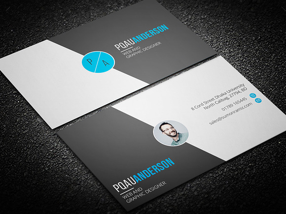 Bektigoto Business Card in Business Card Templates - product preview 2