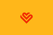Heart vector symbol