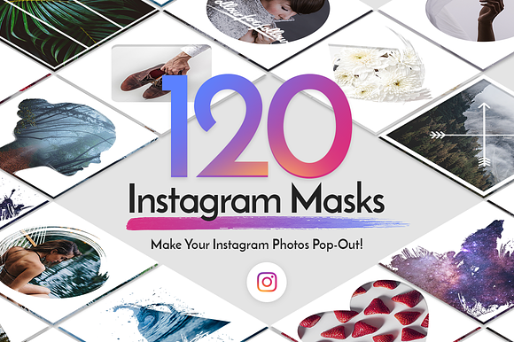 Instagram Masks Vol. 1 in Instagram Templates - product preview 6