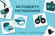 65 Puberty Icons