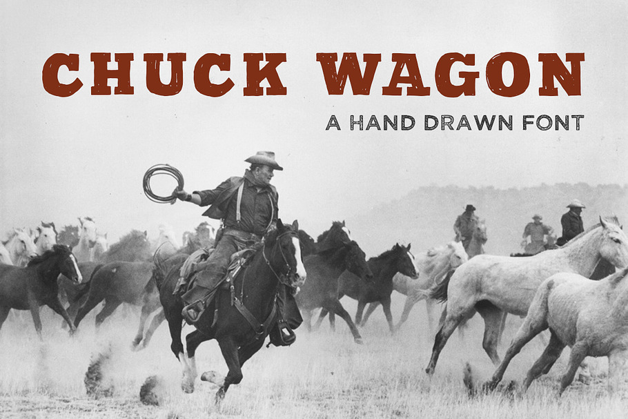 Chuck Wagon Font in Display Fonts - product preview 8