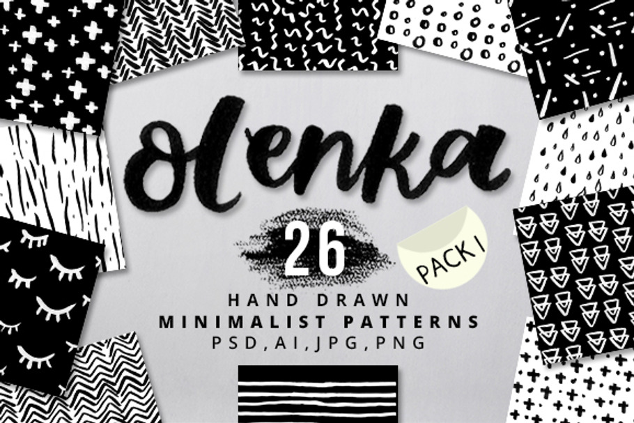 26 Hand Drawn Minimalist Patterns in Patterns - product preview 8