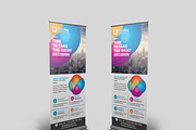 Colorful Roll Up Banner