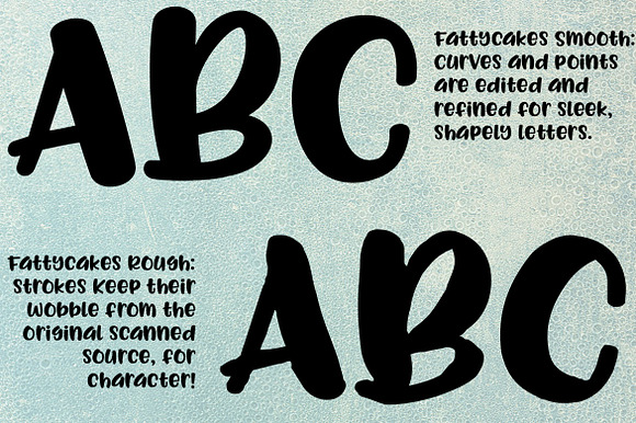 Fattycakes: a plump & fun font in Display Fonts - product preview 5