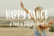 Happy Dance | Hand Lettered Font