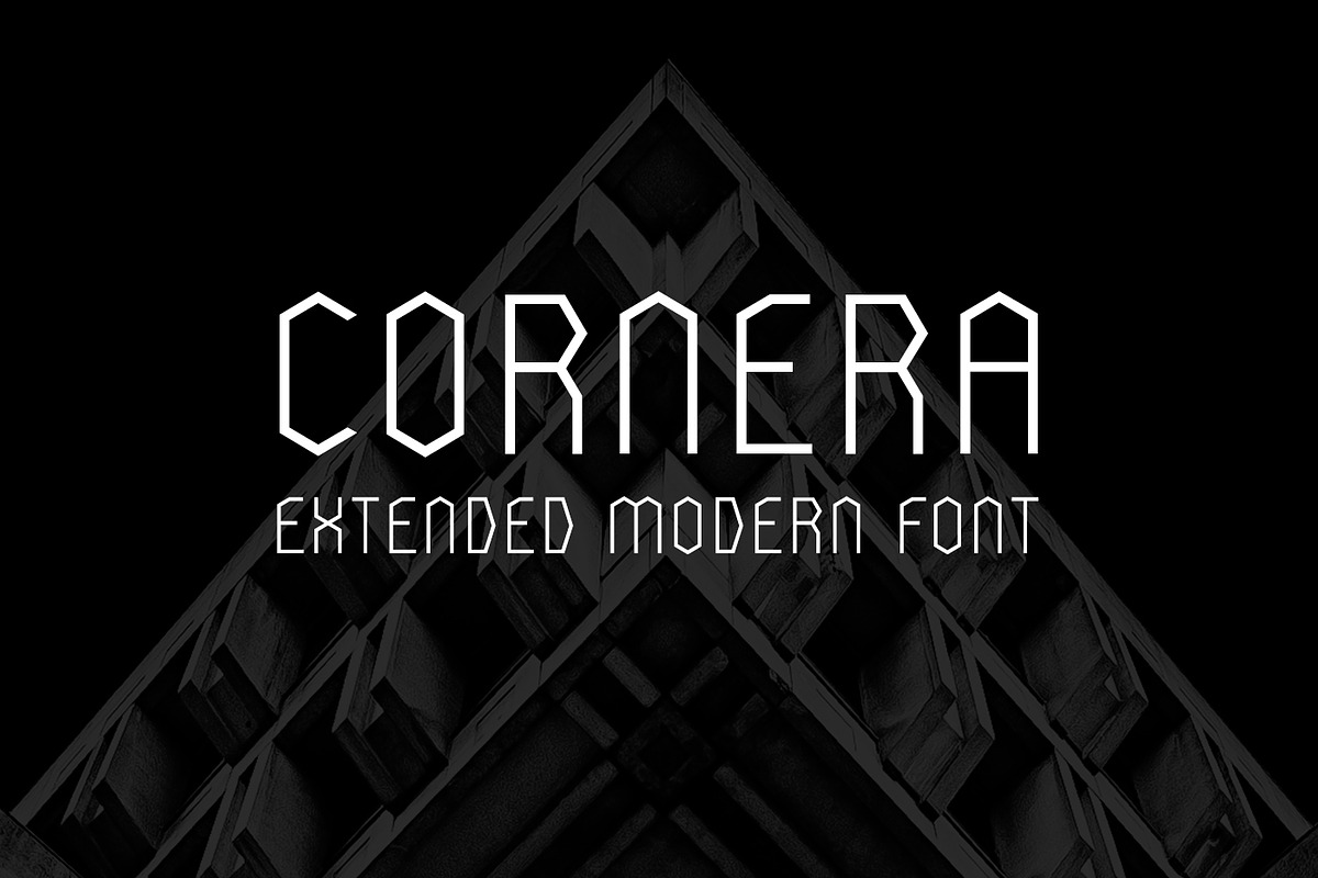 Cornera Extended Font in Display Fonts - product preview 8