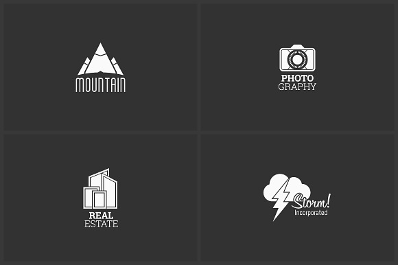 4 Advanced Logo Templates Bundle 1 in Logo Templates - product preview 3