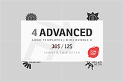 4 Advanced Logo Templates Bundle 2