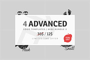 4 Advanced Logo Templates Bundle 3
