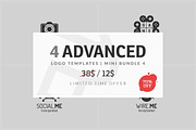 4 Advanced Logo Templates Bundle 4