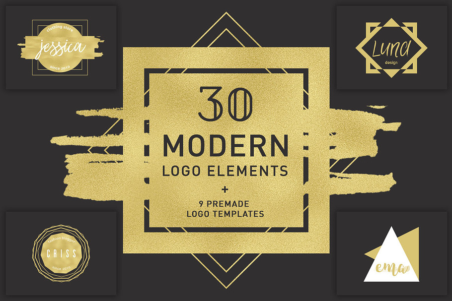 Modern logo elements + BONUS