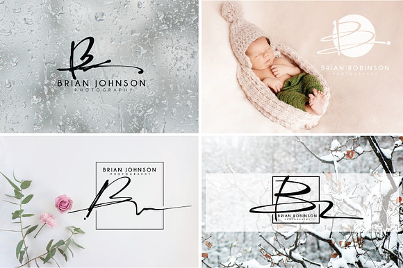 168 LETTER B SIGNATURE monogram logo in Logo Templates - product preview 1