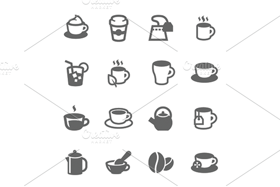 Coffee and tea Icons in Icons - product preview 8