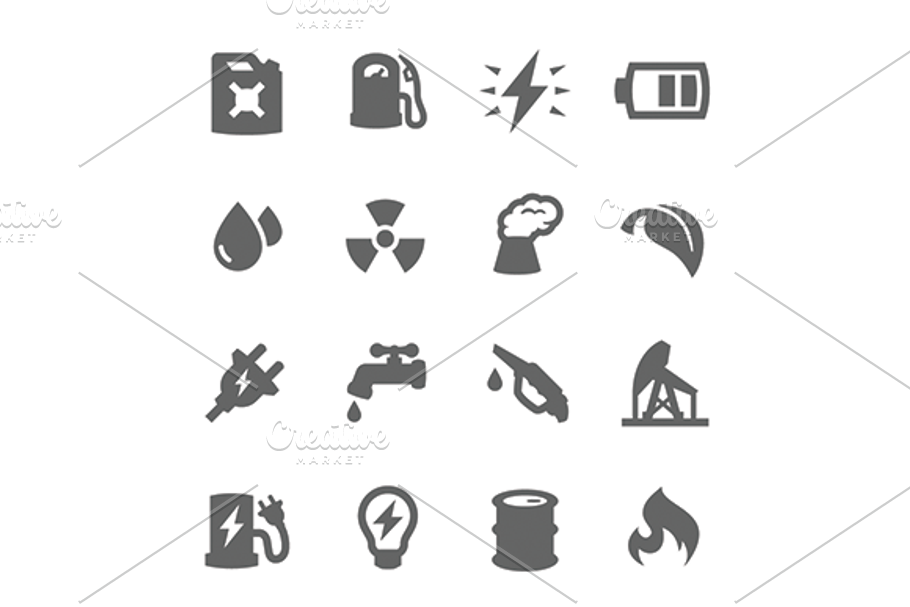 Energy Icons in Graphics - product preview 8