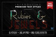 Rubies & Jewels #2 - 15 Text Styles