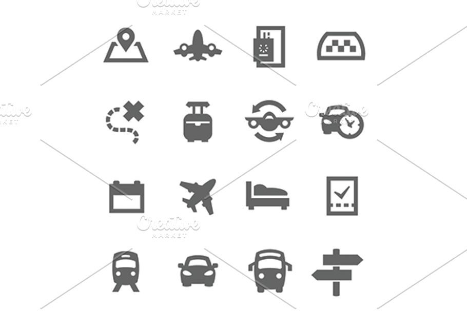 Travel Icons in Graphics - product preview 8