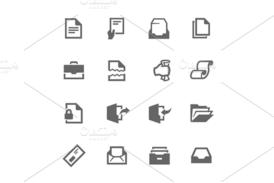 Documents Icons in Graphics - product preview 8