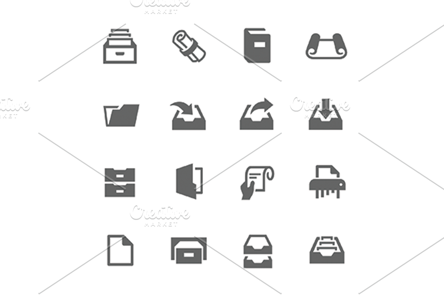 Document Icons in Icons - product preview 8