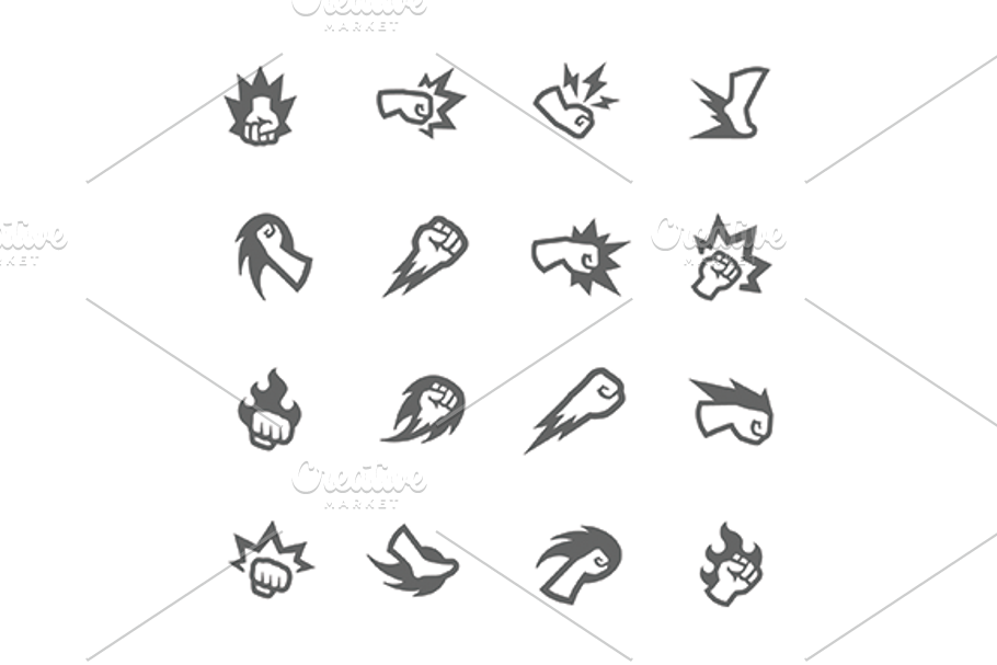 Fight Icons in Graphics - product preview 8