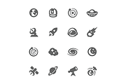 Simple Space Icons