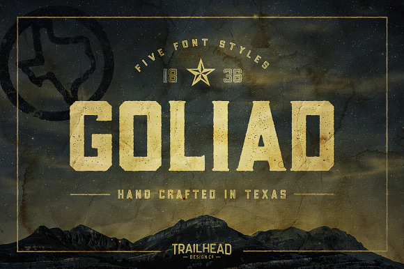 Goliad Font - 5 Styles in Display Fonts - product preview 5