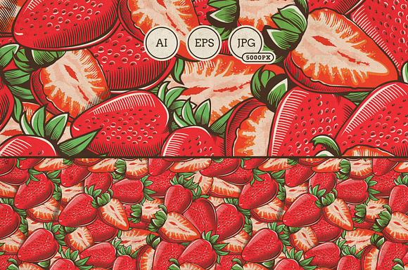 Fruits & Vegetables Vintage Patterns in Patterns - product preview 1