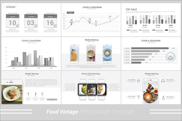 Food Vintage Powerpoint Template in PowerPoint Templates - product preview 8