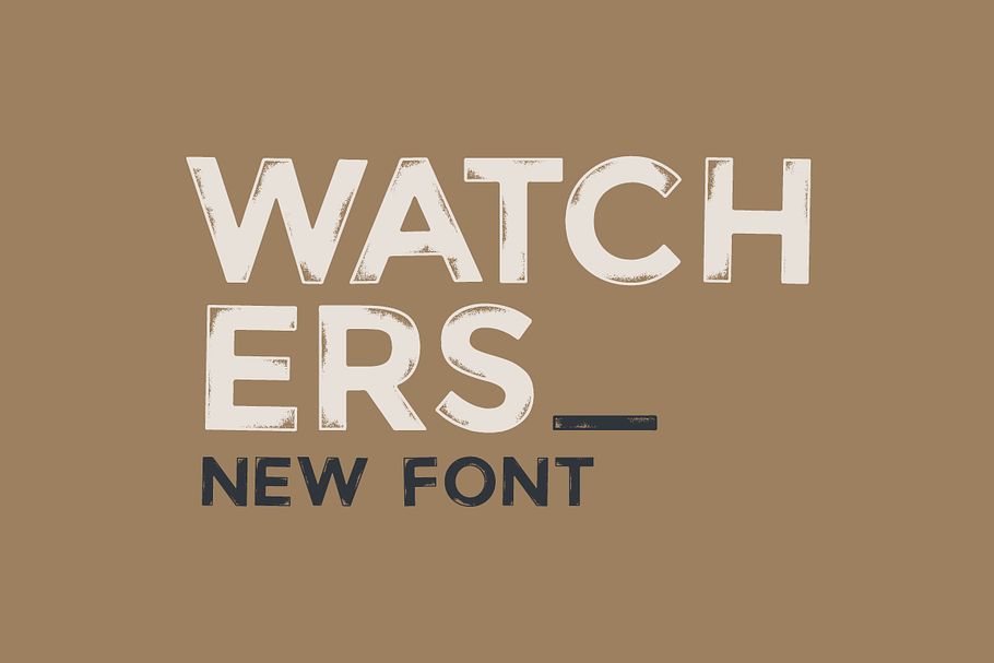 Watchers in Sans-Serif Fonts - product preview 8