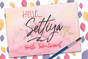 Settiya Fonts Trio+swash