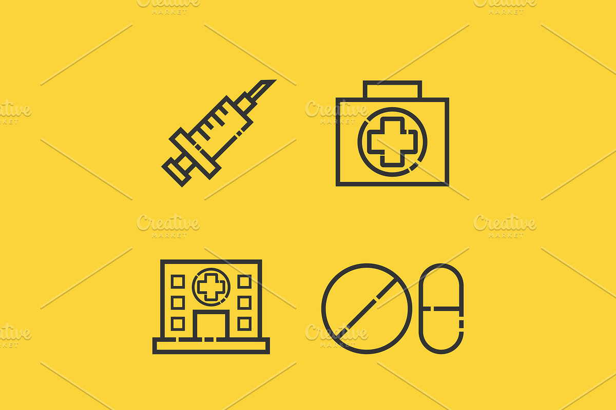 medical outline icon in Icons - product preview 8