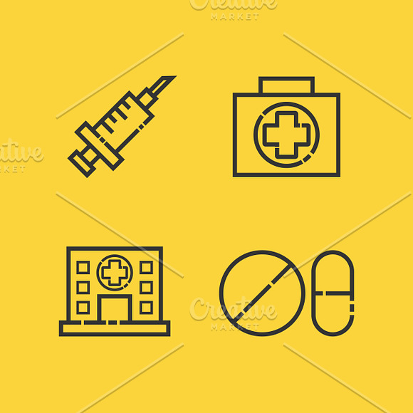 medical outline icon in Icons - product preview 1